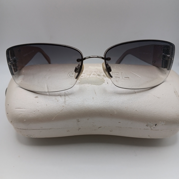 CHANEL Accessories - Chanel Black Blue Gradient Sunglasses